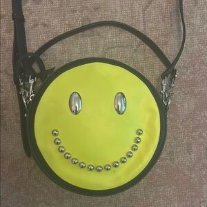 Rebecca Minkoff Yellow Smiley Face Crossbody Bag